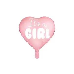 Balonek foliový GIRL růžový