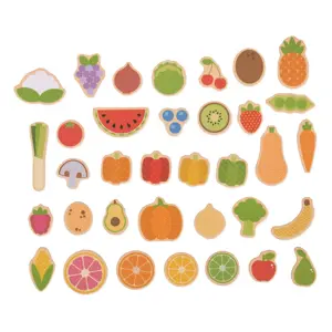 Bigjigs Toys - magnetky ovoce a zelenina