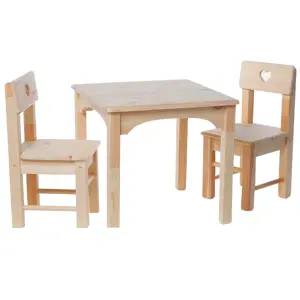 Produkt Dětský stoleček a 2 židličky dřevěný