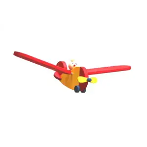 Produkt Dřevěné letadlo s pilotem malé