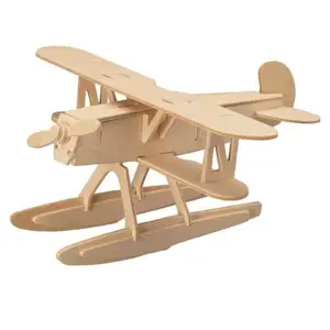 Dřevěné skládačky 3D puzzle letadla - Heinkel HE-51P058
