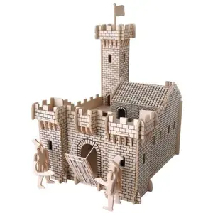 Produkt Dřevěné skládačky 3D puzzle slavné budovy - Hrad I - PH024