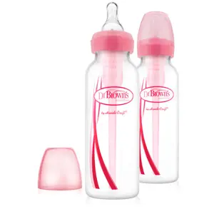 Kojenecké lahve 250 ml Options+ 2 ks. růžová
