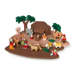 Small foot by Legler Dřevěné hračky - Dětský dřevěný betlém s figurkami