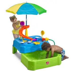 STEP2 Vodní stůl se skluzavkou a deštníkem + bazén