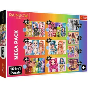 Trefl 10v1 Rainbow High kolekce módních panenek 90600