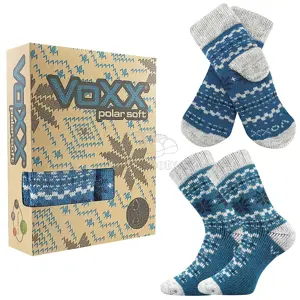 Dětské ponožky VoXX Trondelag set petrolejová Velikost: 35-38