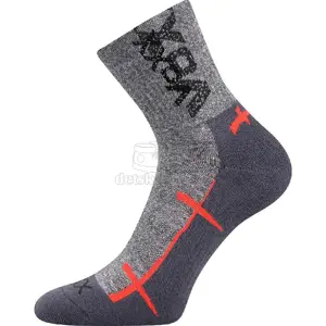 Dětské ponožky VoXX Walli - světle šedá oranž. Velikost: 35-38