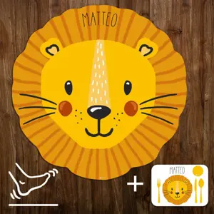 INSPIO hrací podložka pro miminko - Žlutý lev