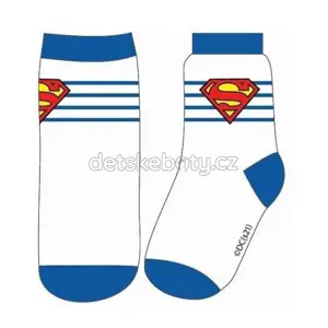 Ponožky Eexee Superman bílé Velikost: 27-30