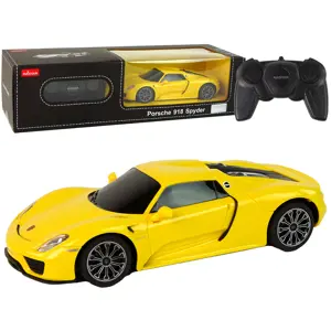mamido Auto na dálkové ovládání RC Porsche 918 1:24 žluté