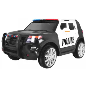 mamido Dětské elektrické autíčko SUV Policie černé