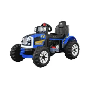 mamido Dětský elektrický traktor Kingdom modrý