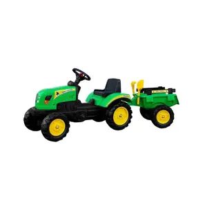 mamido Traktor s přívěsem Branson zelený