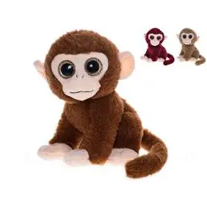 Mikro Opice plyšová sedící 20cm