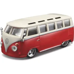 Bburago 1:32 Plus Volkswagen Van Samba Red/White, W012157