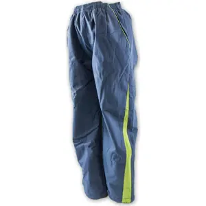 Kalhoty šusťákové bez šňůrky v pase, PD335, modrá - 128 | 8let