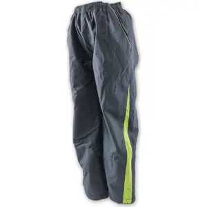 Kalhoty šusťákové bez šňůrky v pase, PD335, šedá - 128 | 8let