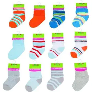 Kojenecké froté ponožky (0 až 6m), Pidilidi, PD506, kluk - 0-6m | 0-6m