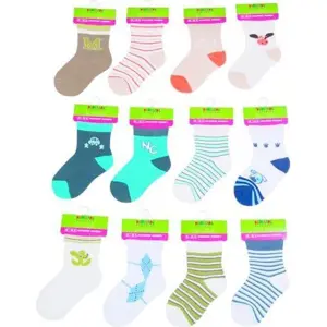 Kojenecké ponožky chlapecké (12 až 18m), Pidilidi, PD505, kluk - 80/86 | 12-18m