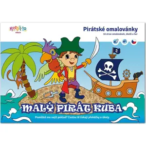 Malý pirát Kuba omalovánka A5, Kresli.to, W031845