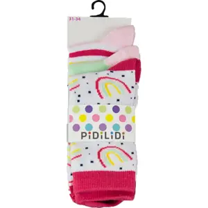ponožky dívčí - 3pack, Pidilidi, PD0126, Holka - 38-39