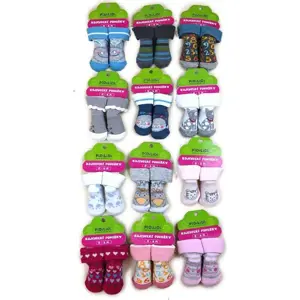 ponožky kojenecké na kartě (0 až 6m), Pidilidi, PD107, mix - 0-6m | 0-6m