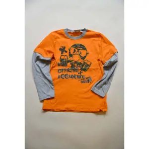 tričko chlapecké s dlouhým rukávem, Wendee, ozfb101639-1, oranžová - 98 | 3roky