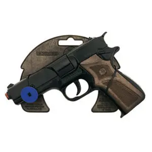 Produkt Alltoys policejní pistole černá kovová 8 ran
