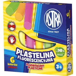 Astra Plasticine 6 barev fluorescenční