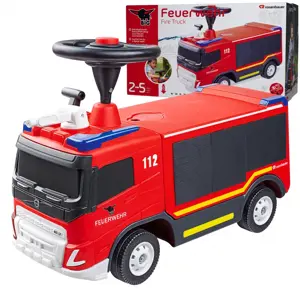 BIG požiarne auto Volvo Fire Truck BIG s reálnym dizajnom s funkčnou striekačkou a odkladacím priečinkom