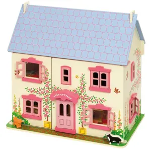 Produkt Bigjigs Toys dřevěný růžový domeček pro panenky