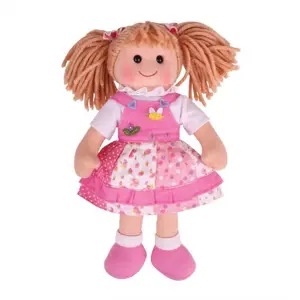 Bigjigs Toys látková panenka Hayley 35 cm