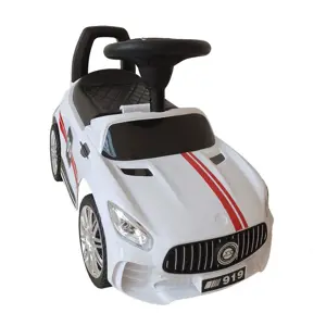 Dětské odrážedlo se zvukem Baby Mix RACER bílé auto