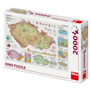 Produkt Dino Mapy České Republiky 2000 dílků