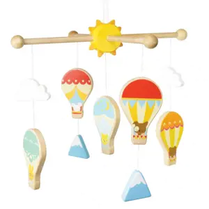 Le Toy Van Petilou závěsný kolotoč horkovzdušné balóny dřevěný