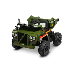 Nákladní autíčko - sklápěčka - na baterie - akumulátor Tank Green