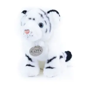 Produkt plyšový tygr bílý sedící, 18 cm
