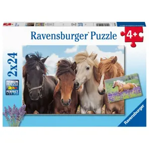 Produkt Ravensburger 051489 Fotky koní 2x24 dílků