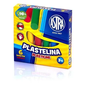 STRA Plastelína 6 barev 26166 90 g