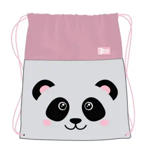 Taška na cvičky - přezůvky STRIGHT SO-01 Grey Panda