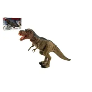 Teddies Dinosaurus chodící 40cm na baterie se světlem se zvukem