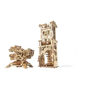 Produkt Ugears 3D mechanické puzzle Archbalista a věž 292 ks
