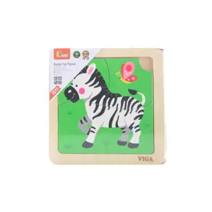 Produkt Viga puzzle zebra 4 dílky