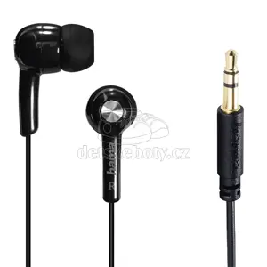 Produkt Hama sluchátka Basic4Music, silikonové špunty, černá 184003