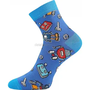 Ponožky Lonka Dedotik Roboti Velikost: 25-29