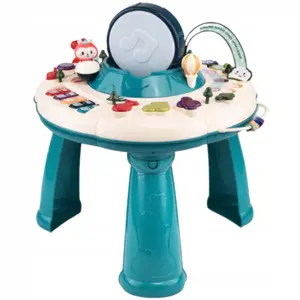 Produkt HračkyZaDobréKačky Interaktivní hudební stolek pro děti modrý