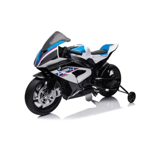 mamido Dětská elektrická motorka BMW HP4 Race JT5001 bílá