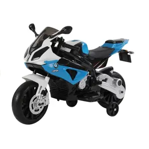 mamido Dětská elektrická motorka BMW S1000RR Maxi modrá