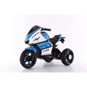 mamido Dětská elektrická motorka MotoV6 modrá